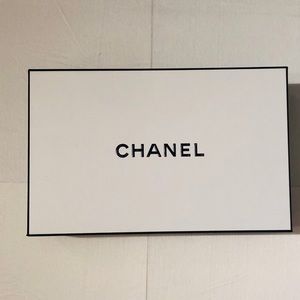 Chanel white and black gift box